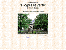 Tablet Screenshot of progres-verite.ch